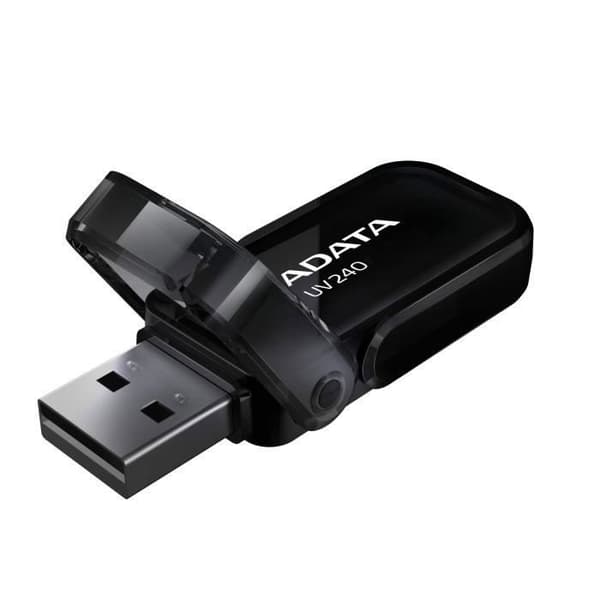 ADATA UV240 USB Flash Drive - 32 GB - USB 2.0 - Cap - Sort