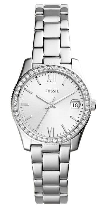 Dameur - Fossil - ES4317 - Rustfrit stål - Læder - Kvarts 32 mm