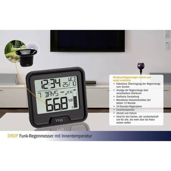 TFA Dostmann 47.3005.01 Regnmåler
