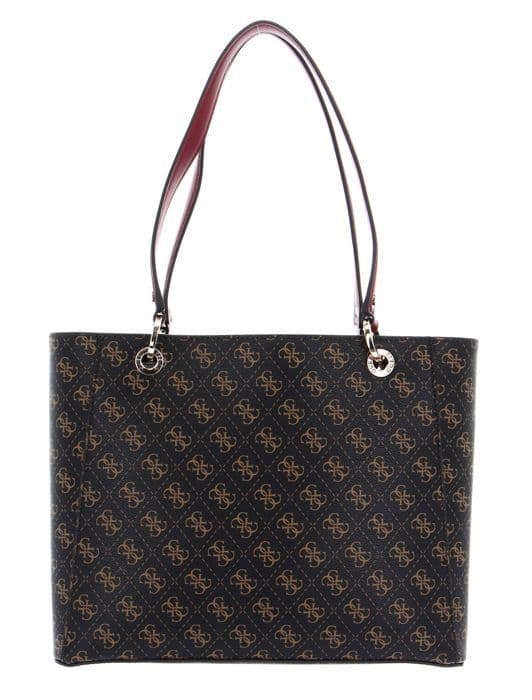 Väskor - GUESS - Noelle Tote Bag - Brun - 100% polyuretan - Dragkedja