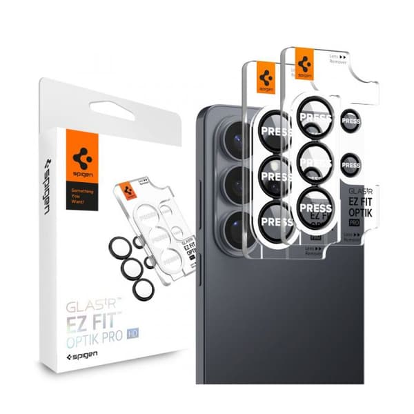 Spigen Optik Pro HD Objektivbeskytter - Sort