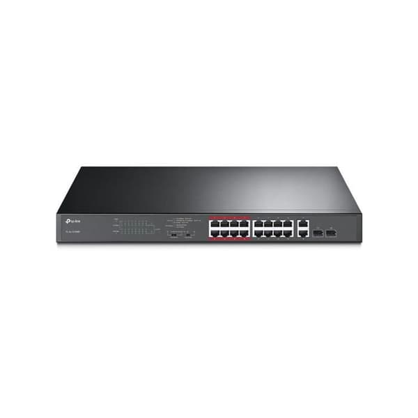 Ethernet-switch - TP-LINK - TL-SL1218MP - 16 porte - modulær - PoE
