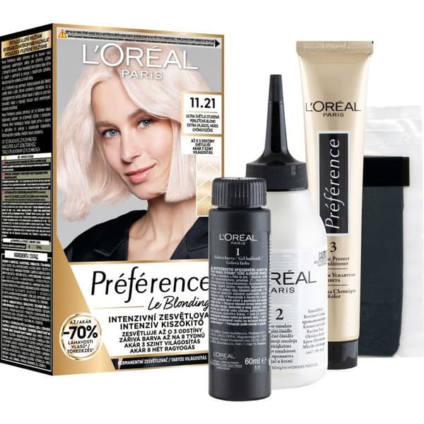 L'ORÉAL PARIS Préference Le Blonding 11.21 Ultra Light Cool Pearl Blonde