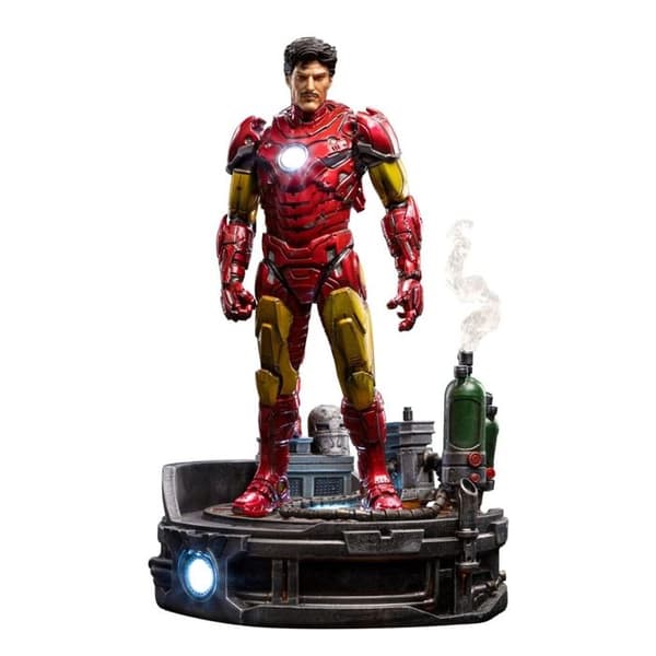 Iron Studios - Marvel - Statuett 1/10 Deluxe Art Scale Iron Man Unleashed 23 cm