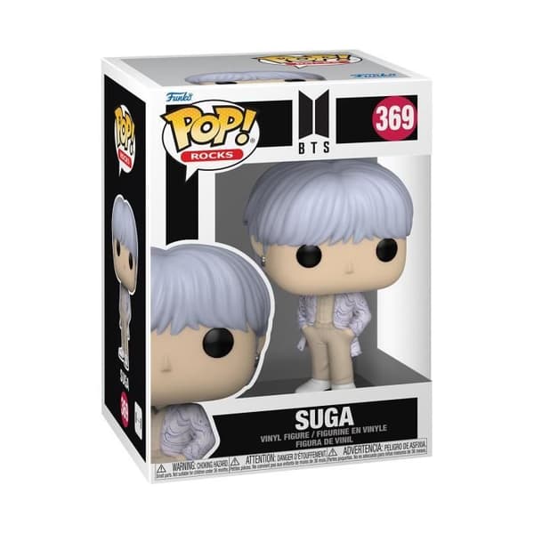 Figur - Funko - Pop! Rocks - BTS - Suga - Multifarvet - Grå