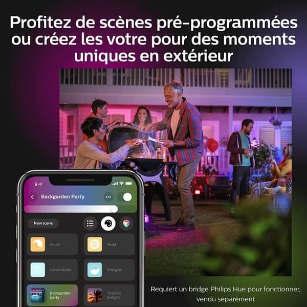 Philips Hue White WELCOME Projektør - Sort