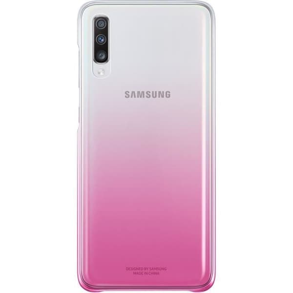 Baksidan Evolution Galaxy A70 Rosé