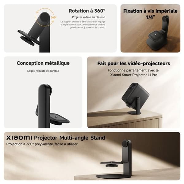 Tilbehør til videoprojektor Xiaomi Projektor Multi-vinkel Stativ