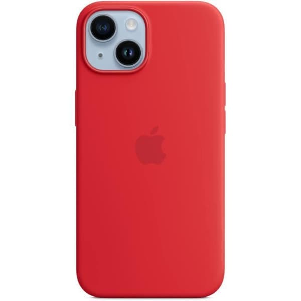 Coque APPLE iPhone 14 silikon Röd