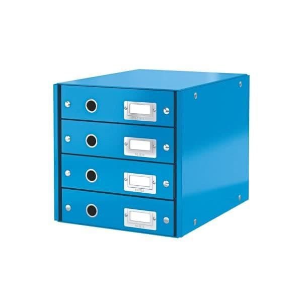 LEITZ Förvaringsbox Click&Store 4 lådor Blå