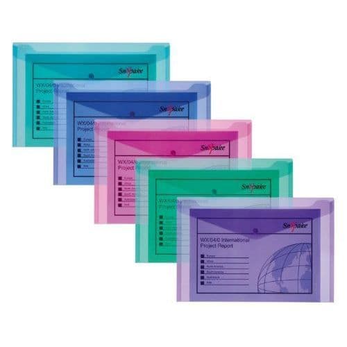 Snopake Ref 11185 Polyfile Classic Set om 5 st