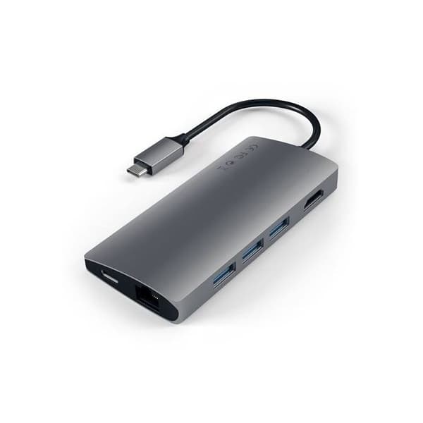 Satechi USB Hub 8 IN 1 USB-C HUB SIDERAL GRÅ