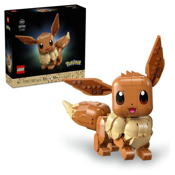 LEGO Pokémon 72151 Eevee - Samlebyggeri til Voksne - Gaveidé til Gaming