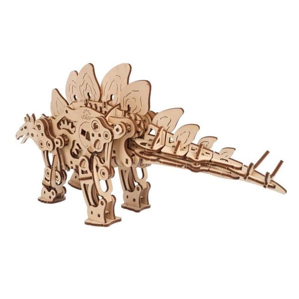 Stegosaurus - Ugears - 3D puzzle i træ