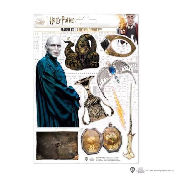 Magneter - 9-magnetsplatta - Voldemort - Skum - Vit