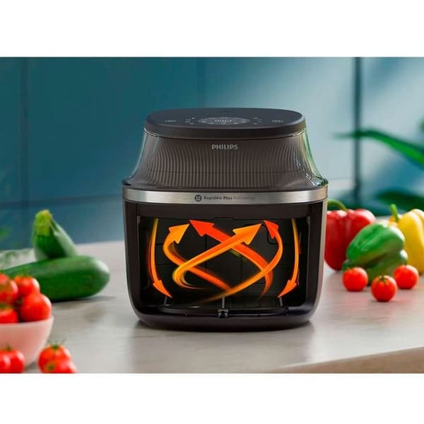 Luftfritös - PHILIPS - NA332/00 - 6,2L - 1700W - 12 program LED