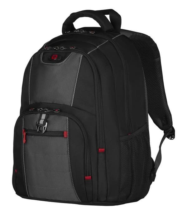 WENGER PILLAR PC-rygsæk - Sort - 16'' - Polstrede og komfortable stropper