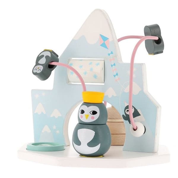 Aktivitetslegetøj Igloo multi aktiviteter - Vilac - Træ - Blå - Fra 3 år