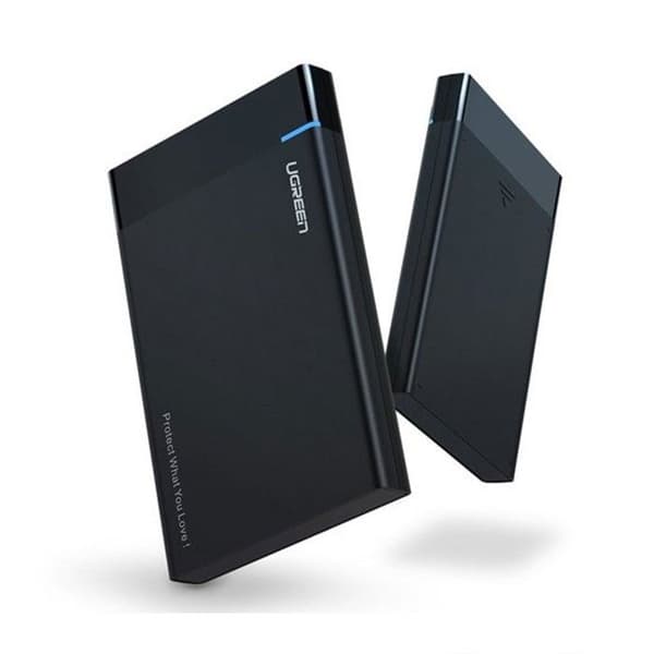 Extern hårddiskhölje 2,5" SATA HDD SSD - UGREEN - Plug & Play - 5Gbps - Svart