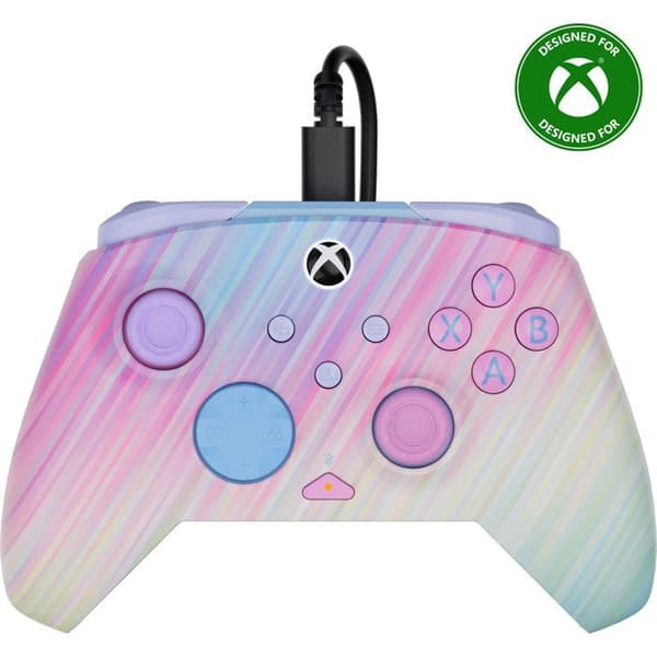 Turtle Beach Rematch Advanced Cotton Candy kabelcontroller til Xbox Series XS, Xbox One og PC