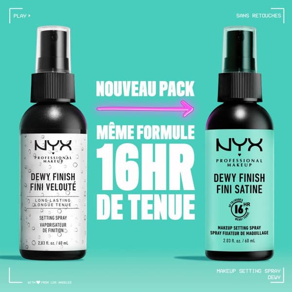 NYX Professional Makeup - Compensate Setting Dewy Spray - 2,03 fl. oz.- 60 ml