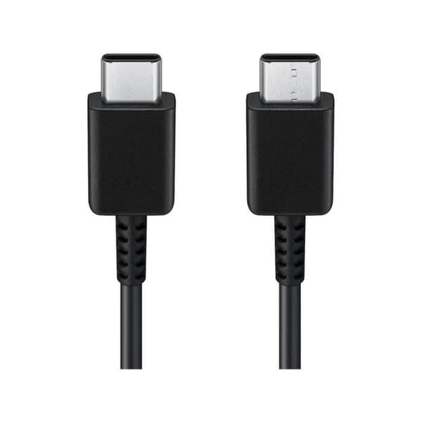 USB-C til USB-C-kabel 3A 25W opladning og synkronisering 1,2 m Samsung Sort