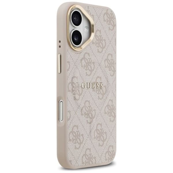 Coque Guess Hardcase 4G Classic MagSafe för iPhone 17 - Rosa