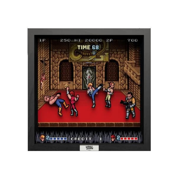 Pixelramar - Double Dragon - 23x23 cm