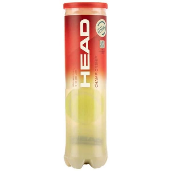 Head Championship 4 gule tennisbolde