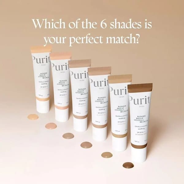 PURITO Wonder Releaf Centella BB Cream 30 ml - Farve 13 Neutral Ivory
