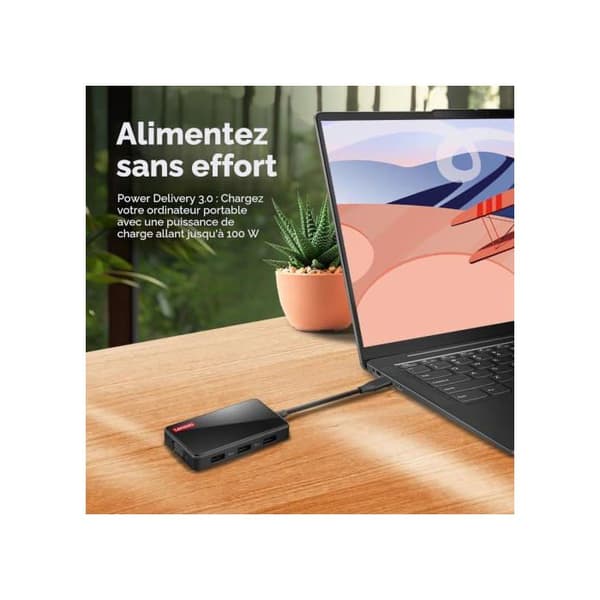 100 Ports USB-C Resedock - Plast - Bärbara datorer