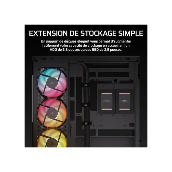CORSAIR - 2800X RS-R ARGB - PC-chassi - Micro-ATX