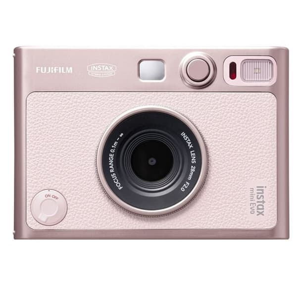 Sofotokamera - FUJIFILM - INSTAX mini EVO - Rosa - 10 optiska lägen - Bluetooth