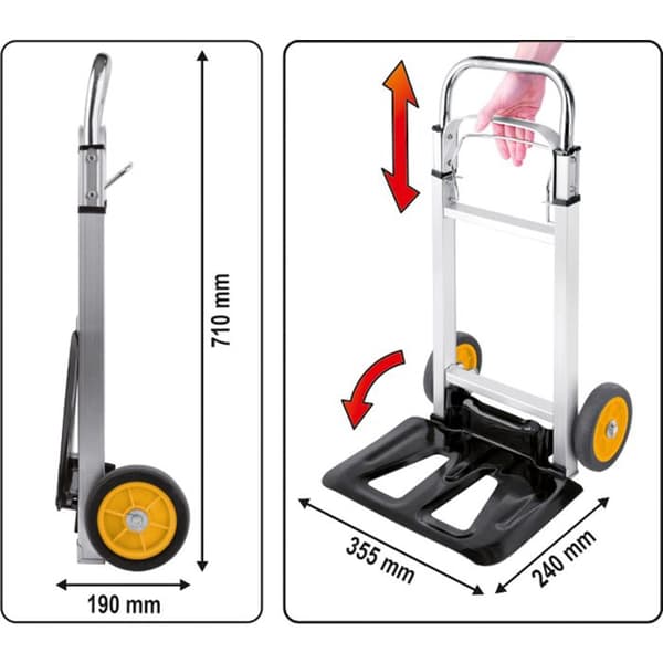 FOLDBAR LAGERKAR VOREL 90KG 78661