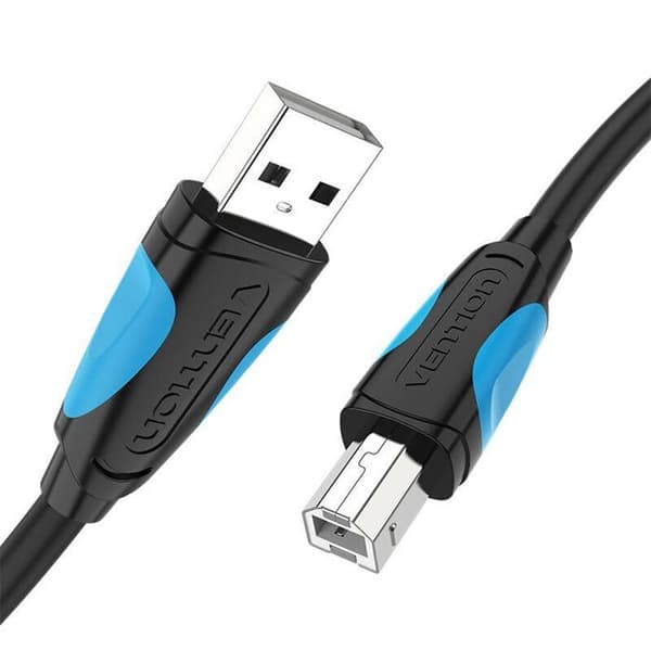 USB 2.0 printerkabel - VENTION - VAS-A16-B200 - 2m - Sort - 480 Mbps