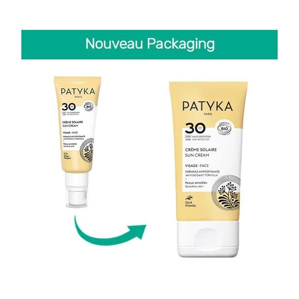 Patyka Solaire Ansiktskräm SPF30 Ekologisk 40ml