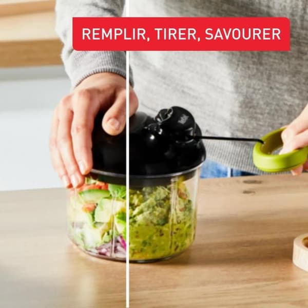 Tefal manuel hakker 5 sekunder 900 ml Hurtig og nem at bruge