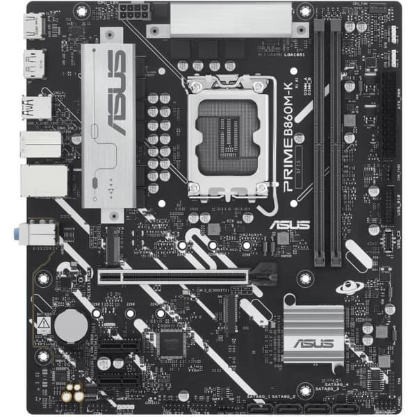 Bundkort - ASUS - PRIME B860M-K - Intel B860 LGA 1851 (Socket V1) micro ATX