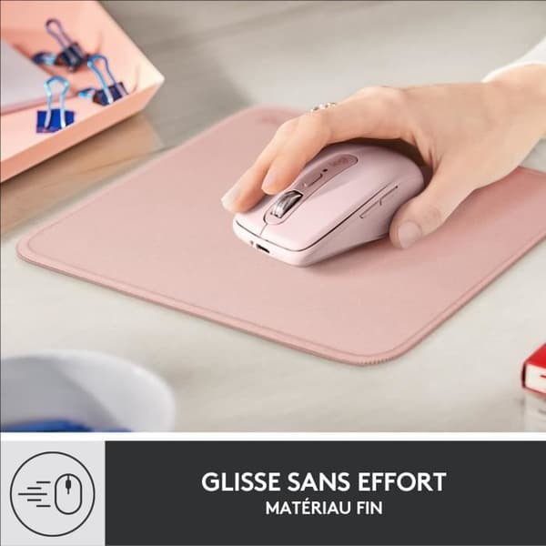 Musemåtte - Logitech - Studio Series - Easy Glide - Pink