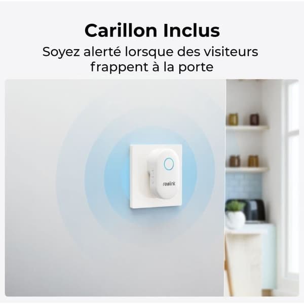 Interphone - REOLINK - D340P - Svart