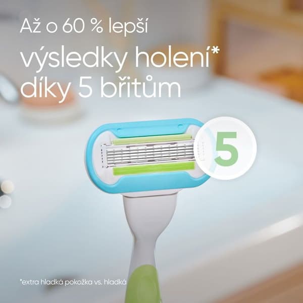 GILLETTE Venus Extra Smooth, udskiftningshoveder til kvinder, 4 stk.