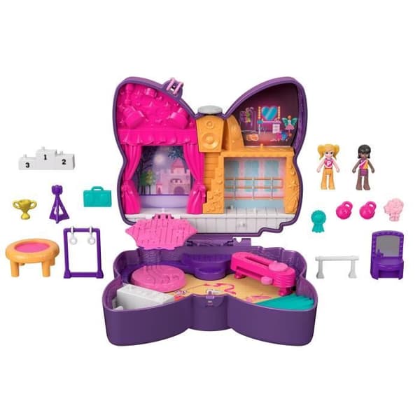 Polly Pocket - Sequin Scene Sæt - Mini-Universe Doll