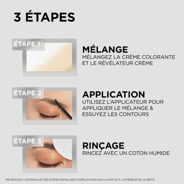 L'Oréal Paris brynfarve 7.0 Mørkeblond - farve af øjenbryn