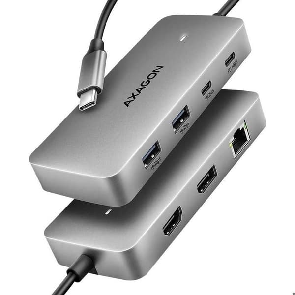 AXAGON USB-C® dockningsstation USB-C® strömförsörjning