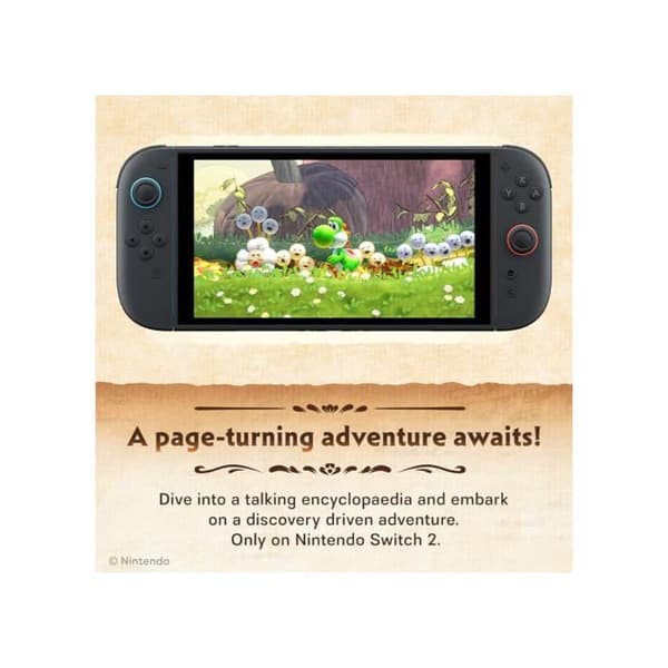 Videospil - NINTENDO - Yoshi og den Mysteriske Bog - Switch 2 - Nintendo Switch Platform - Switch Spil
