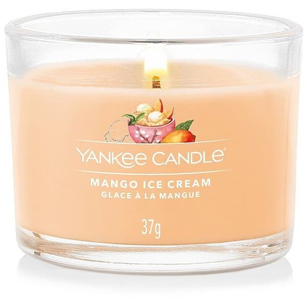 DUFTLYS VOTIVE I GLAS MANGO ISCREME