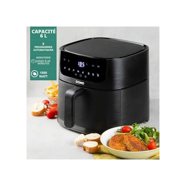 Luftfritös - DOMO - DO539FR - 6 L XXL - 1500 W - 8 program