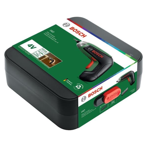 Trådløs skruetrækker - Bosch - IXO 8 Basic - 06039G4000 - med 10 bits og opbevaringsboks