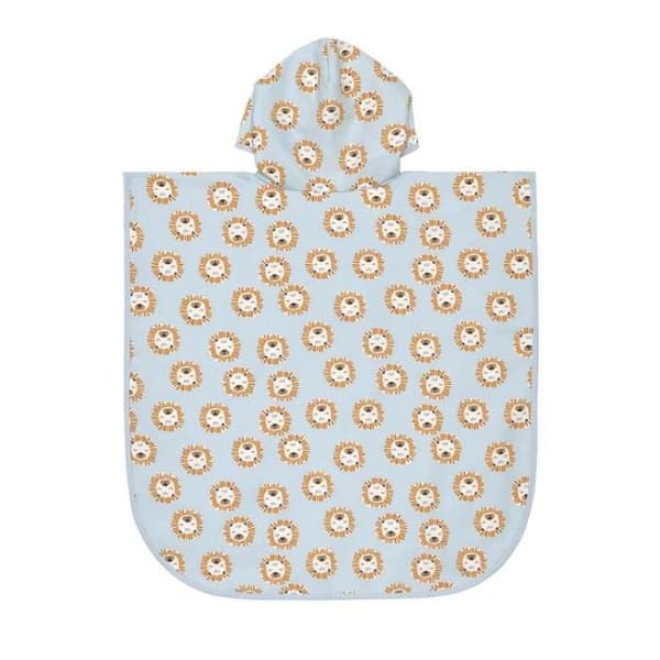 Lässig Splash & Fun Strandponcho Lion puderblå
