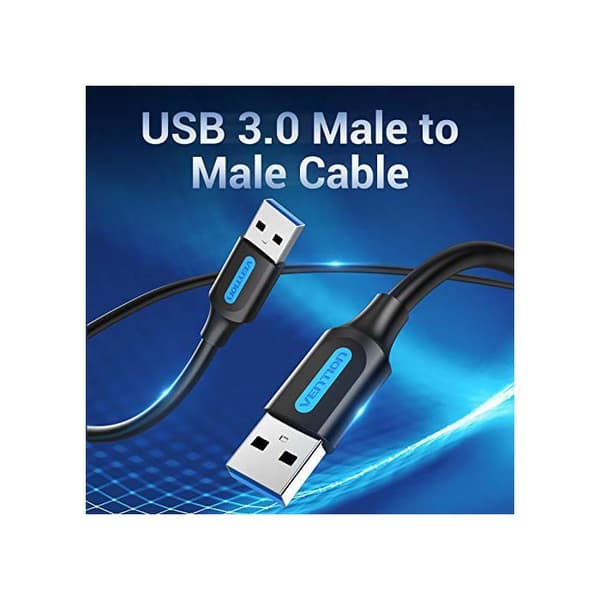USB 3.0 Kabel - Vention - 2m - Hurtig overførsel - Multi-afskærmning - Plug and Play